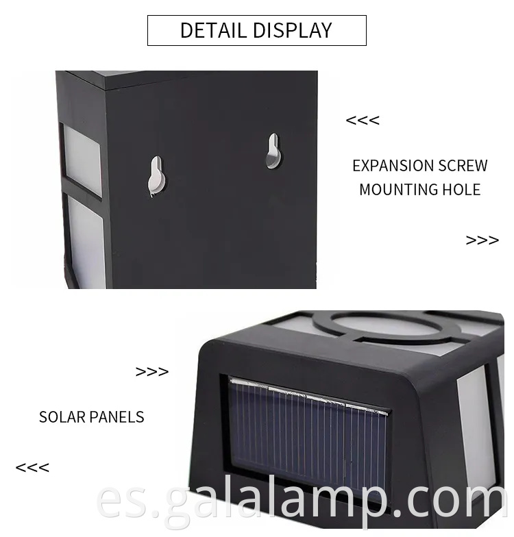 Luz de pared de doble aire exterior de doble LED moderno y elegante